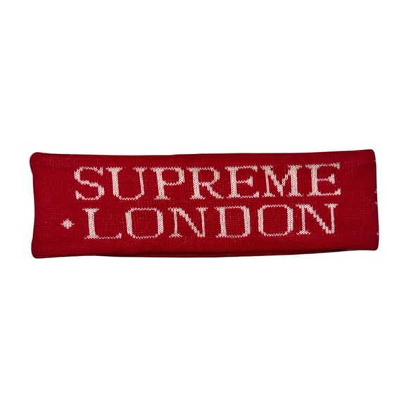 SupremeInternational2019 Red and White Hair Accessory Headband
